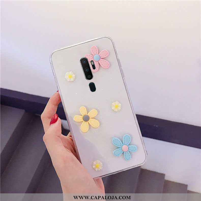 Capas Oppo A5 2020 Personalizado Branco Tendencia Cola, Capa Oppo A5 2020 Criativas Promoção