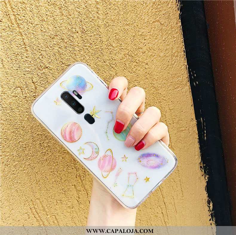 Capas Oppo A5 2020 Personalizado Branco Tendencia Cola, Capa Oppo A5 2020 Criativas Promoção