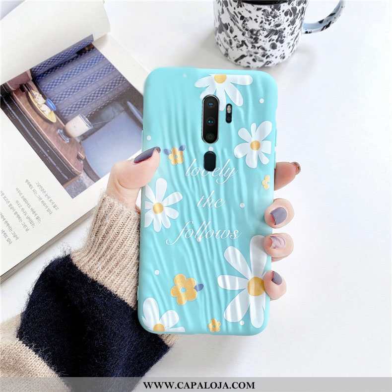 Capas Oppo A5 2020 Soft Estiloso Casal Azul, Capa Oppo A5 2020 Protetoras Venda