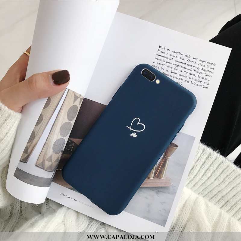 Capas Oppo A5 Criativas Silicone Slim Malha Preto, Capa Oppo A5 Desenho Animado Barato