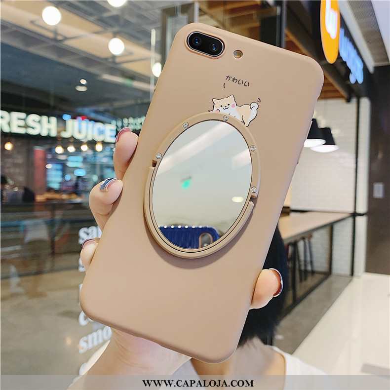 Capas Oppo A5 Estilosas Suporte Bege, Capa Oppo A5 Personalizada Baratos