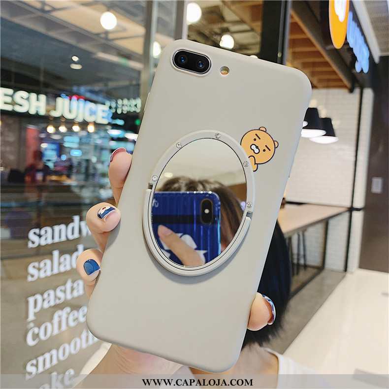 Capas Oppo A5 Estilosas Suporte Bege, Capa Oppo A5 Personalizada Baratos