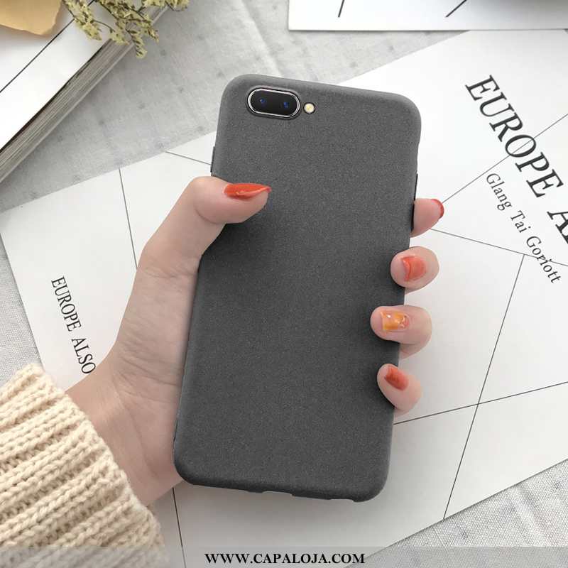 Capas Oppo A5 Moda Feminino Simples Soft Amarelo, Capa Oppo A5 Fosco Barato