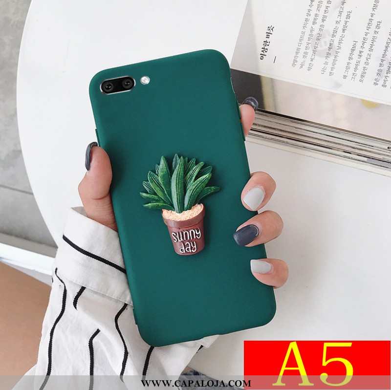 Capas Oppo A5 Personalizada Vermelha Bonitos Verde, Capa Oppo A5 Criativas Baratas