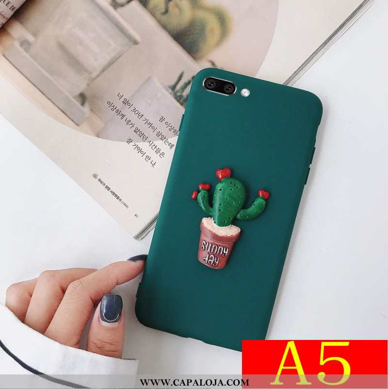 Capas Oppo A5 Personalizada Vermelha Bonitos Verde, Capa Oppo A5 Criativas Baratas