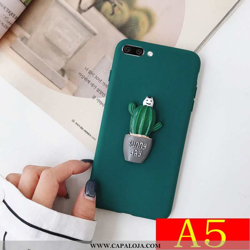 Capas Oppo A5 Personalizada Vermelha Bonitos Verde, Capa Oppo A5 Criativas Baratas