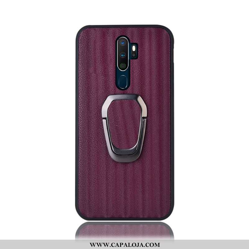 Capas Oppo A9 2020 Protetoras Traseira Telemóvel Roxo, Capa Oppo A9 2020 Couro Legitimo Online