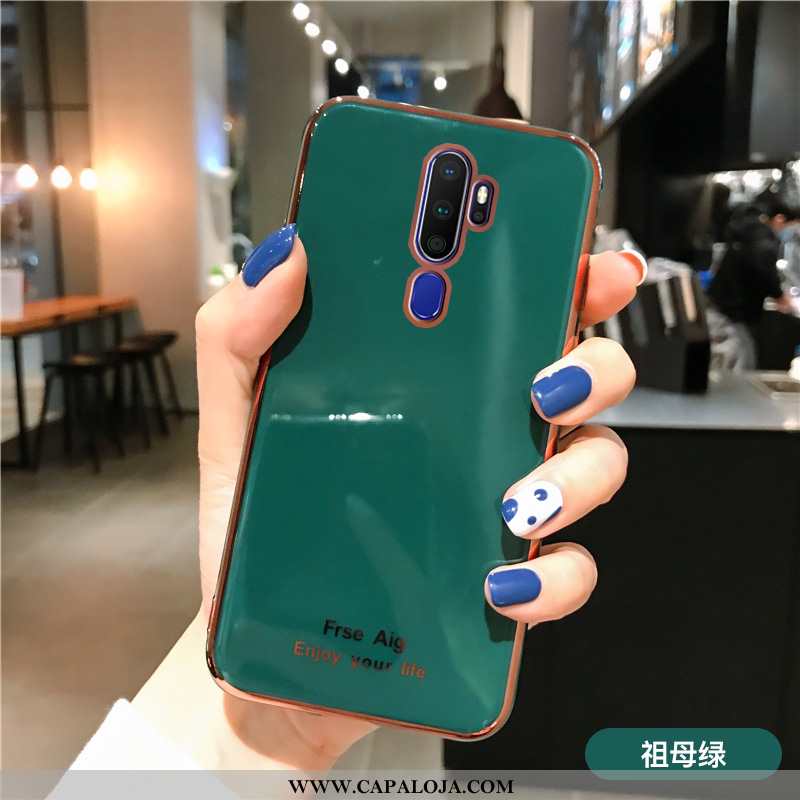 Capas Oppo A9 2020 Vermelha Simples Lisas Rosa, Capa Oppo A9 2020 Antiqueda Barato