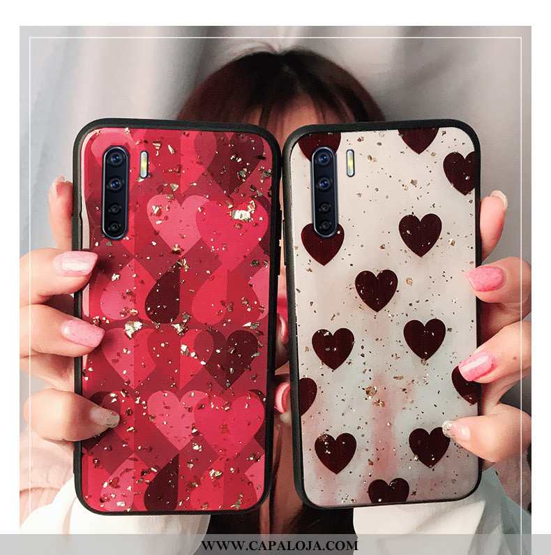 Capas Oppo A91 Personalizada Vermelha Completa Vermelho, Capa Oppo A91 Soft Venda