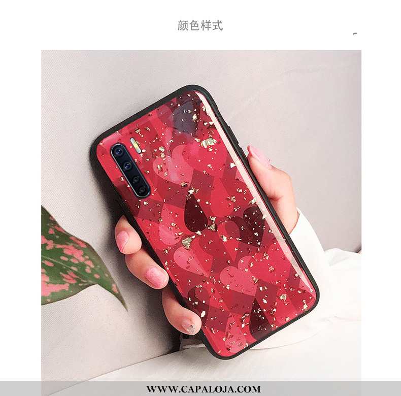 Capas Oppo A91 Personalizada Vermelha Completa Vermelho, Capa Oppo A91 Soft Venda