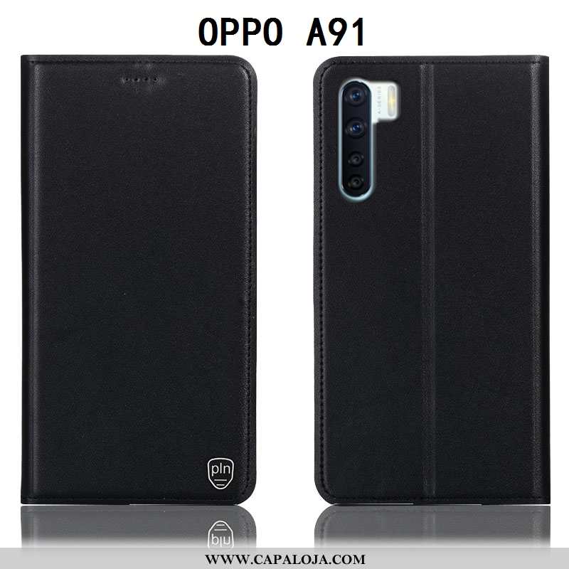 Capas Oppo A91 Protetoras Amarelo Telemóvel Cover, Capa Oppo A91 Couro Genuíno Venda