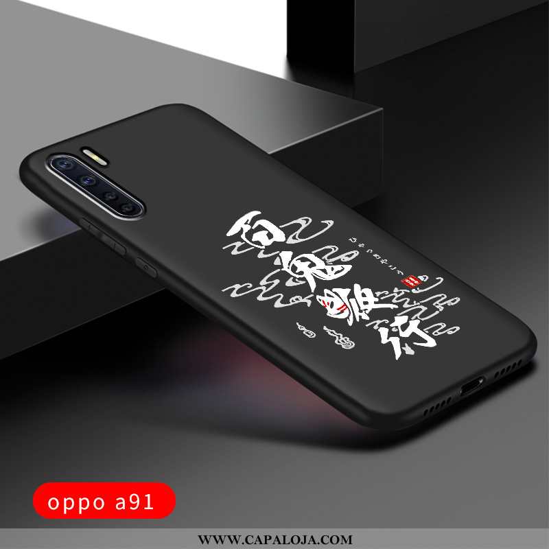 Capas Oppo A91 Protetoras Masculino Antiqueda Completa Preto, Capa Oppo A91 Silicone Barato