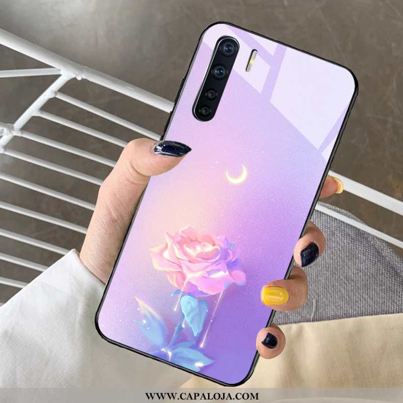 Capas Oppo A91 Protetoras Tendencia Roxa Roxo, Capa Oppo A91 Vidro Venda