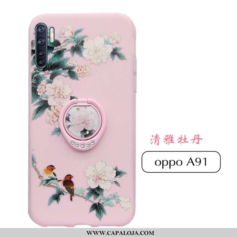 Capas Oppo A91 Silicone Protetoras Telemóvel Nova Rosa, Capa Oppo A91 Fosco Baratos