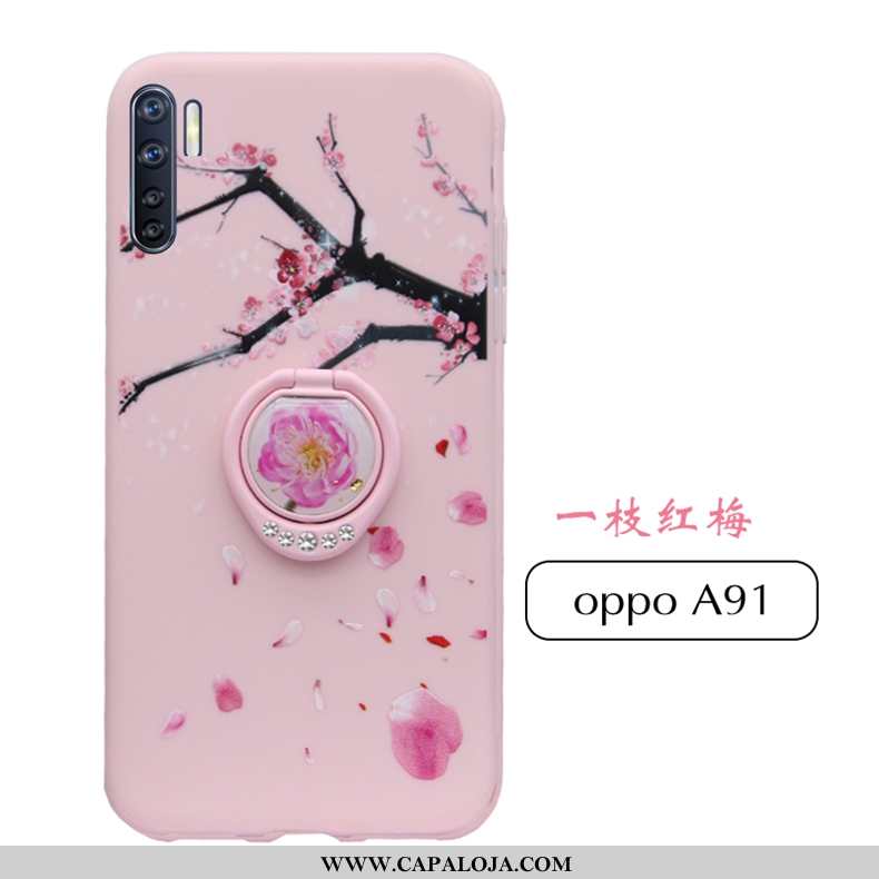 Capas Oppo A91 Silicone Protetoras Telemóvel Nova Rosa, Capa Oppo A91 Fosco Baratos