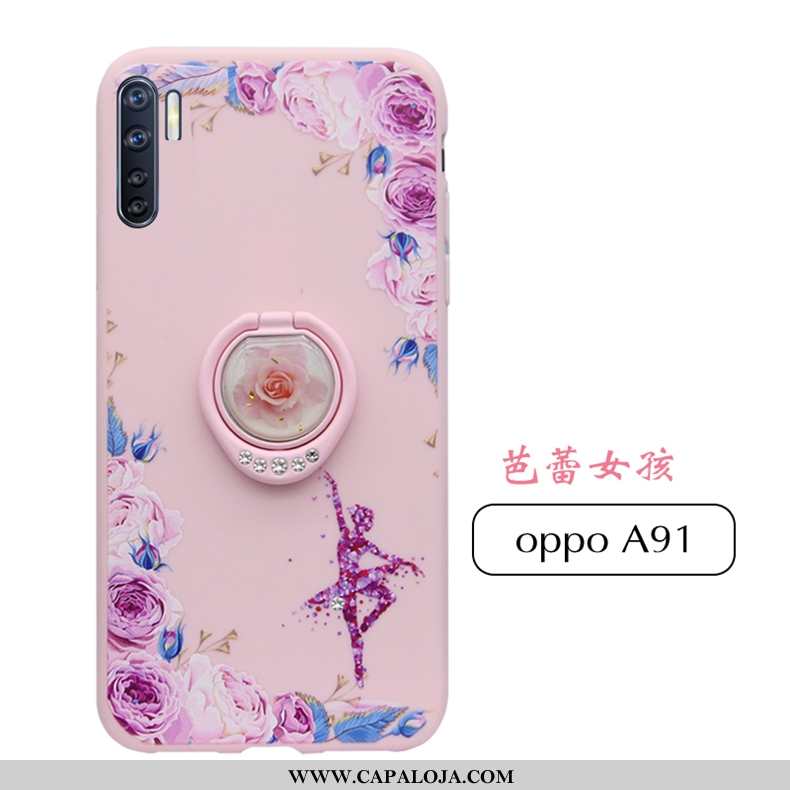 Capas Oppo A91 Silicone Protetoras Telemóvel Nova Rosa, Capa Oppo A91 Fosco Baratos