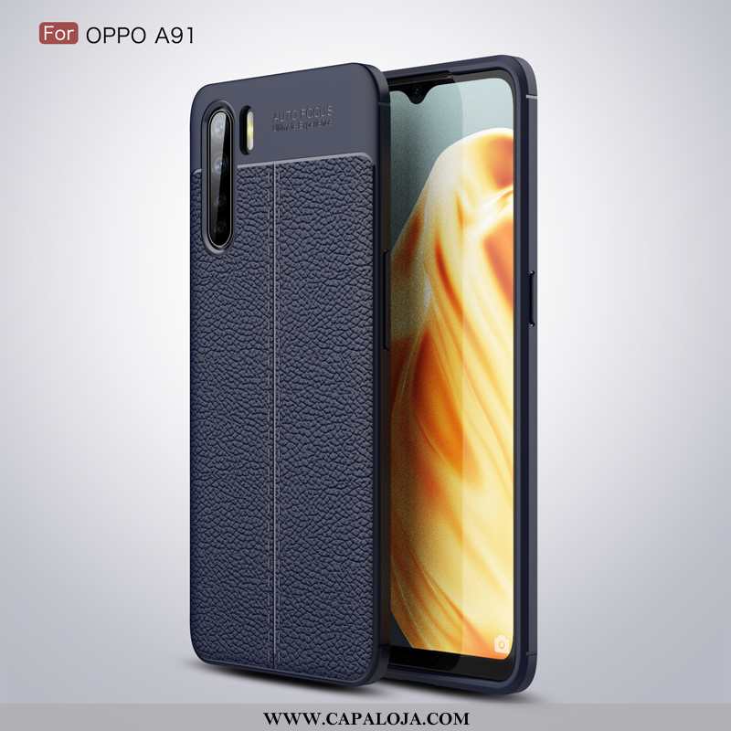 Capas Oppo A91 Soft Cola Masculino Preto, Capa Oppo A91 Silicone Baratas