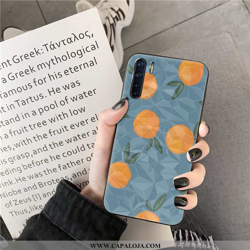 Capas Oppo A91 Soft Feminino Quadriculada Cases Laranja, Capa Oppo A91 Protetoras Baratas