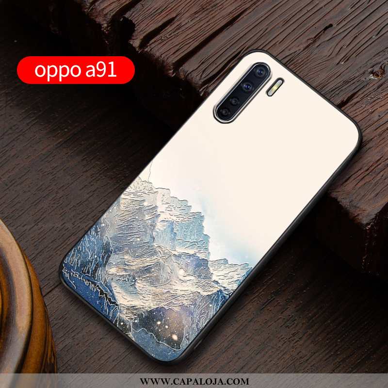 Capas Oppo A91 Soft Masculino Nova Completa Azul, Capa Oppo A91 Protetoras Promoção