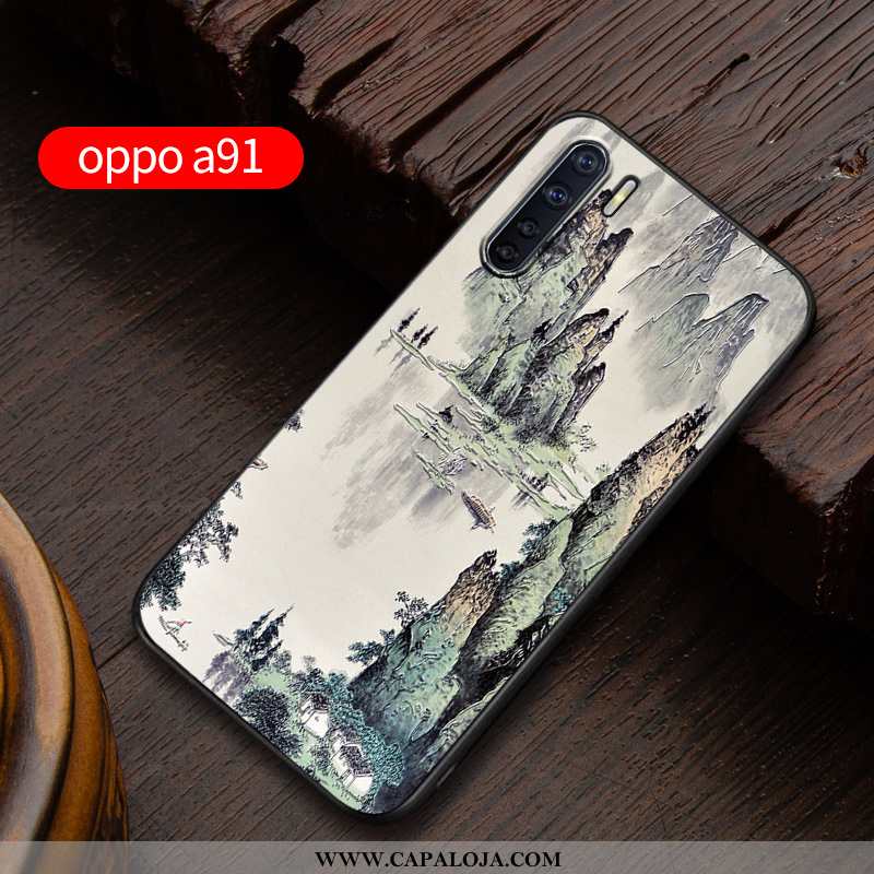 Capas Oppo A91 Soft Masculino Nova Completa Azul, Capa Oppo A91 Protetoras Promoção