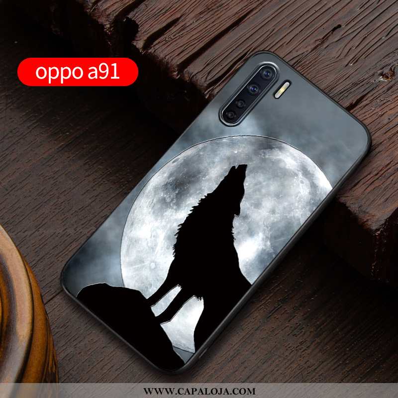 Capas Oppo A91 Soft Masculino Nova Completa Azul, Capa Oppo A91 Protetoras Promoção