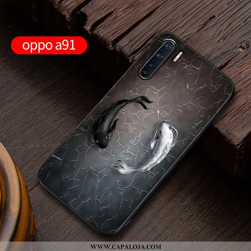 Capas Oppo A91 Soft Masculino Nova Completa Azul, Capa Oppo A91 Protetoras Promoção