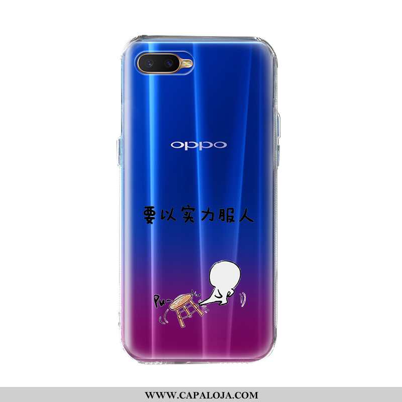 Capas Oppo Ax7 Personalizada Telemóvel Desenho Animado Feminino Azul, Capa Oppo Ax7 Criativas Barato