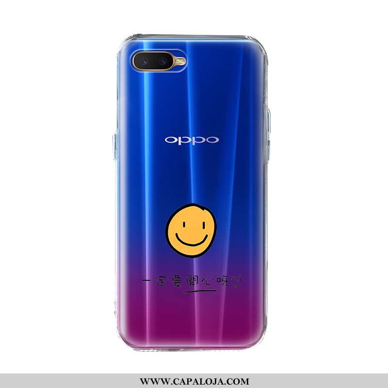 Capas Oppo Ax7 Personalizada Telemóvel Desenho Animado Feminino Azul, Capa Oppo Ax7 Criativas Barato