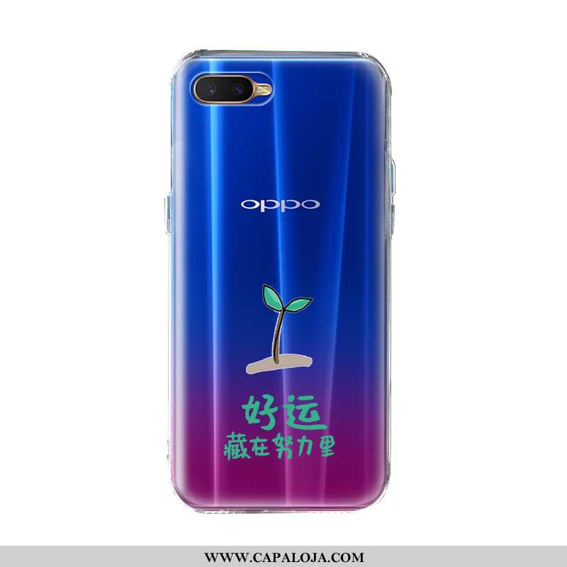 Capas Oppo Ax7 Personalizada Telemóvel Desenho Animado Feminino Azul, Capa Oppo Ax7 Criativas Barato