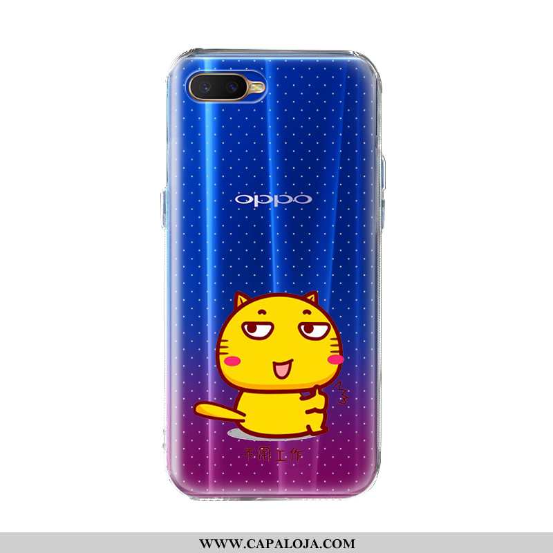 Capas Oppo Ax7 Personalizada Telemóvel Desenho Animado Feminino Azul, Capa Oppo Ax7 Criativas Barato