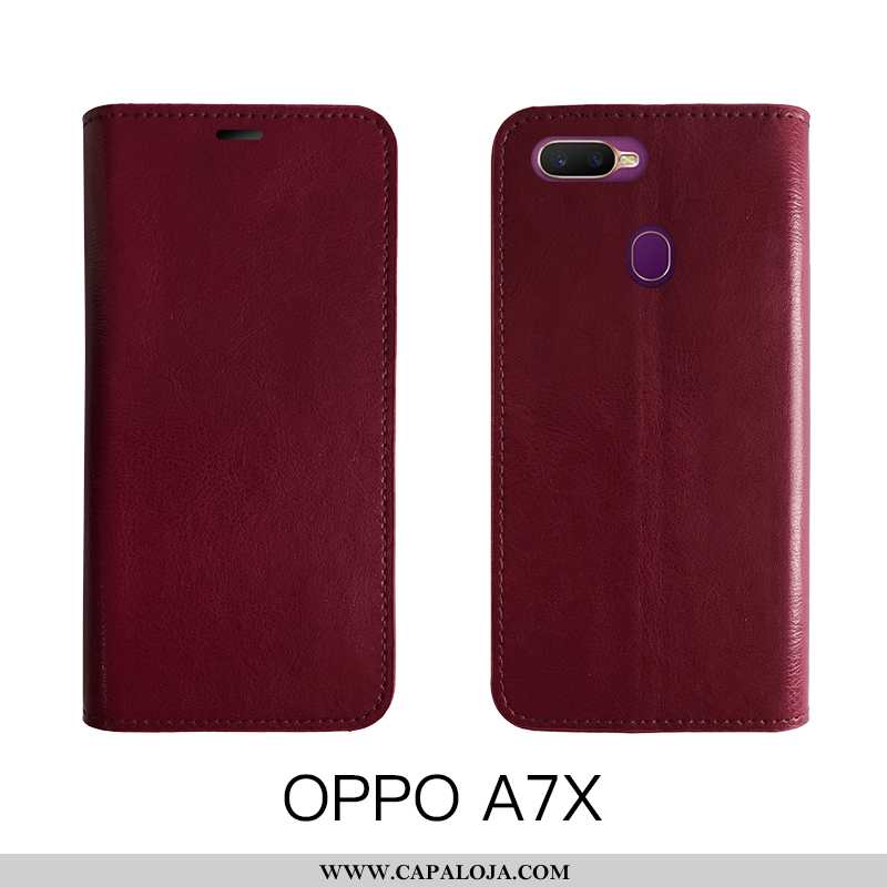 Capas Oppo Ax7 Protetoras Cover Negócio Cases Vermelho, Capa Oppo Ax7 Silicone Baratas