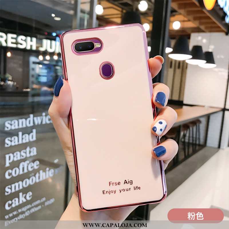 Capas Oppo Ax7 Soft Casaco Aço Rosa, Capa Oppo Ax7 Criativas Baratos