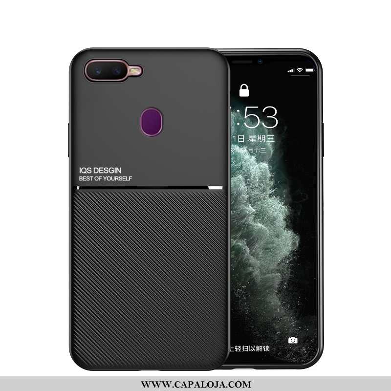 Capas Oppo Ax7 Soft Tendencia Feminino Fosco Preto, Capa Oppo Ax7 Super Barato