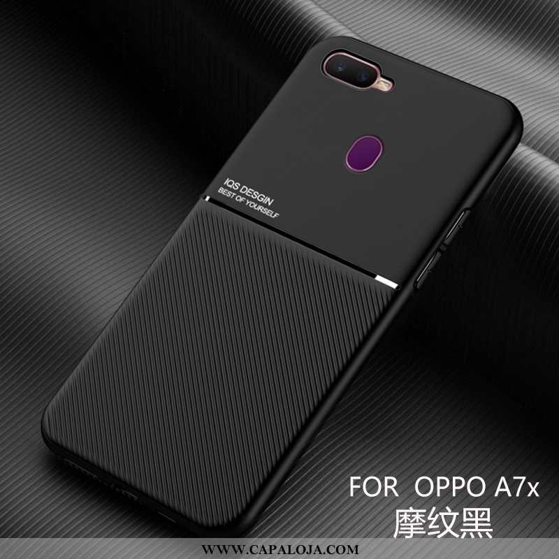 Capas Oppo Ax7 Soft Tendencia Feminino Fosco Preto, Capa Oppo Ax7 Super Barato