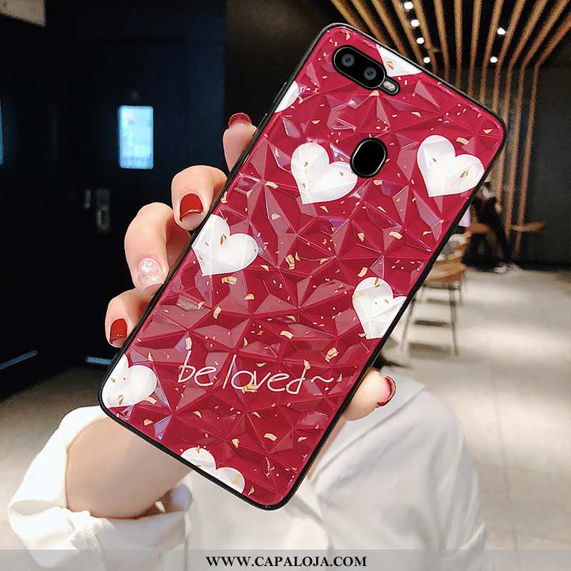 Capas Oppo Ax7 Tendencia Feminino Quadriculada Rosa, Capa Oppo Ax7 Fofas Barato