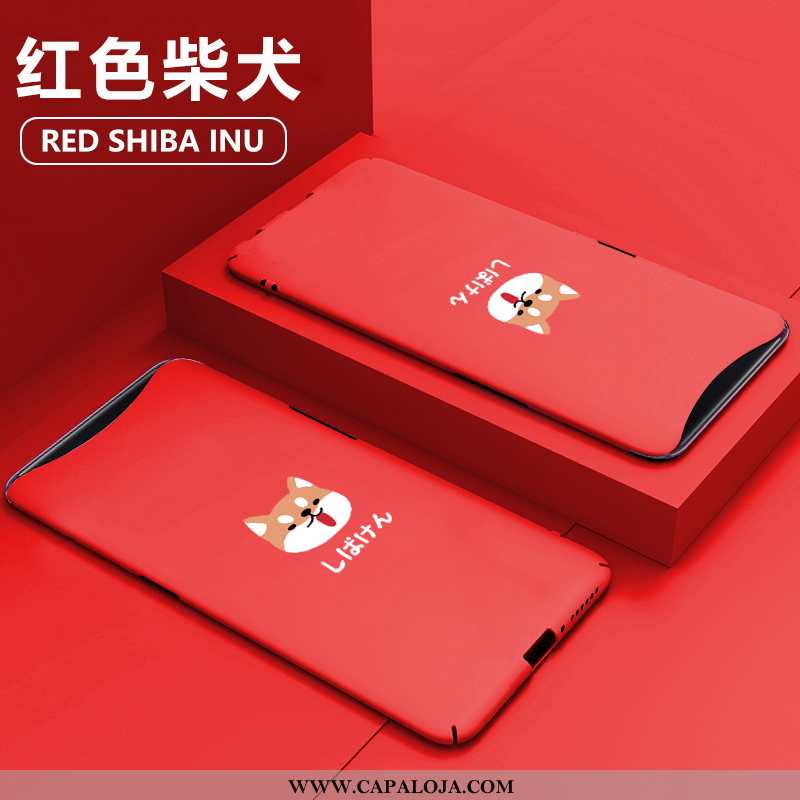 Capas Oppo Find X Desenho Animado Criativas Masculino Telemóvel Vermelho, Capa Oppo Find X Tendencia