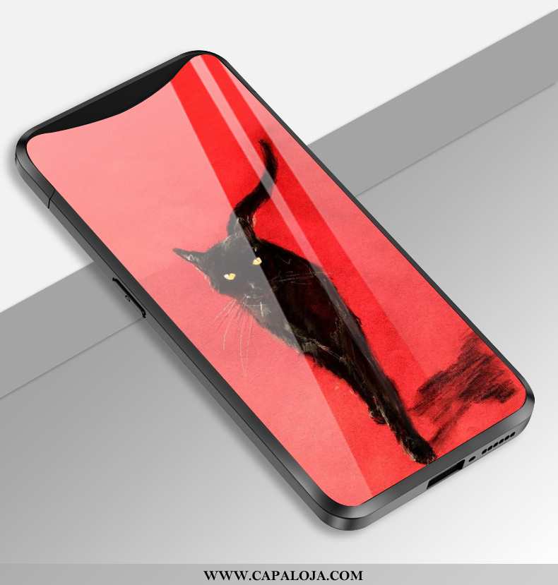 Capas Oppo Find X Personalizada Catinet Lift Vermelha Vermelho, Capa Oppo Find X Criativas Online