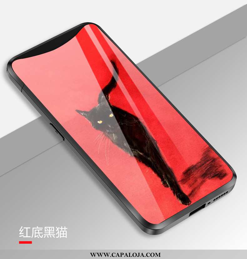 Capas Oppo Find X Personalizada Catinet Lift Vermelha Vermelho, Capa Oppo Find X Criativas Online