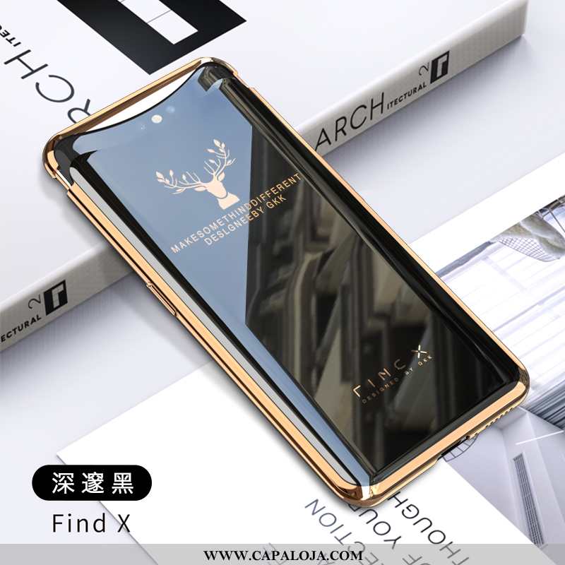 Capas Oppo Find X Personalizado Protetoras Resistente Dourado, Capa Oppo Find X Criativas Baratos