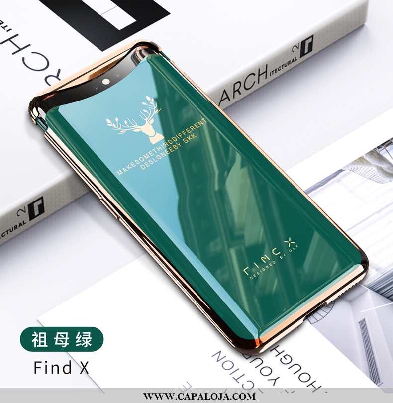 Capas Oppo Find X Personalizado Protetoras Resistente Dourado, Capa Oppo Find X Criativas Baratos