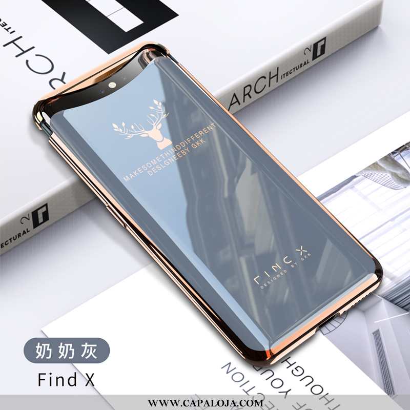 Capas Oppo Find X Personalizado Protetoras Resistente Dourado, Capa Oppo Find X Criativas Baratos