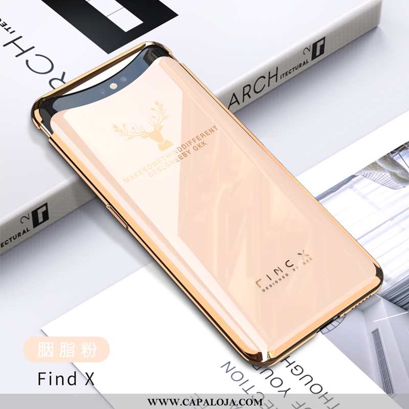 Capas Oppo Find X Personalizado Protetoras Resistente Dourado, Capa Oppo Find X Criativas Baratos