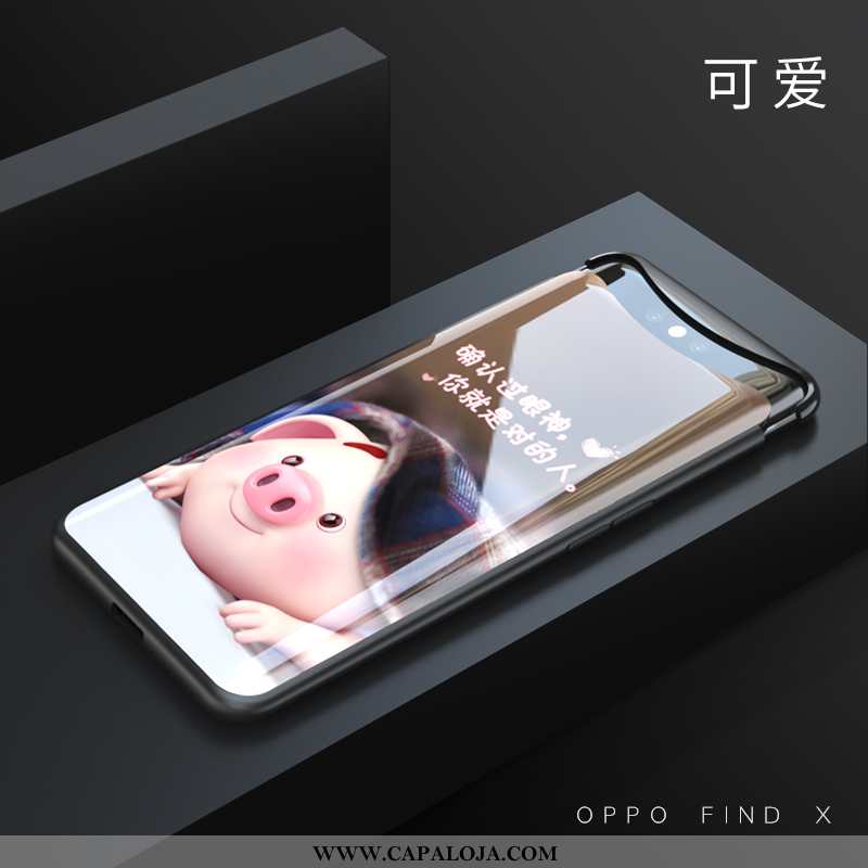 Capas Oppo Find X Soft Caqui Antiqueda Telemóvel, Capa Oppo Find X Protetoras Baratos