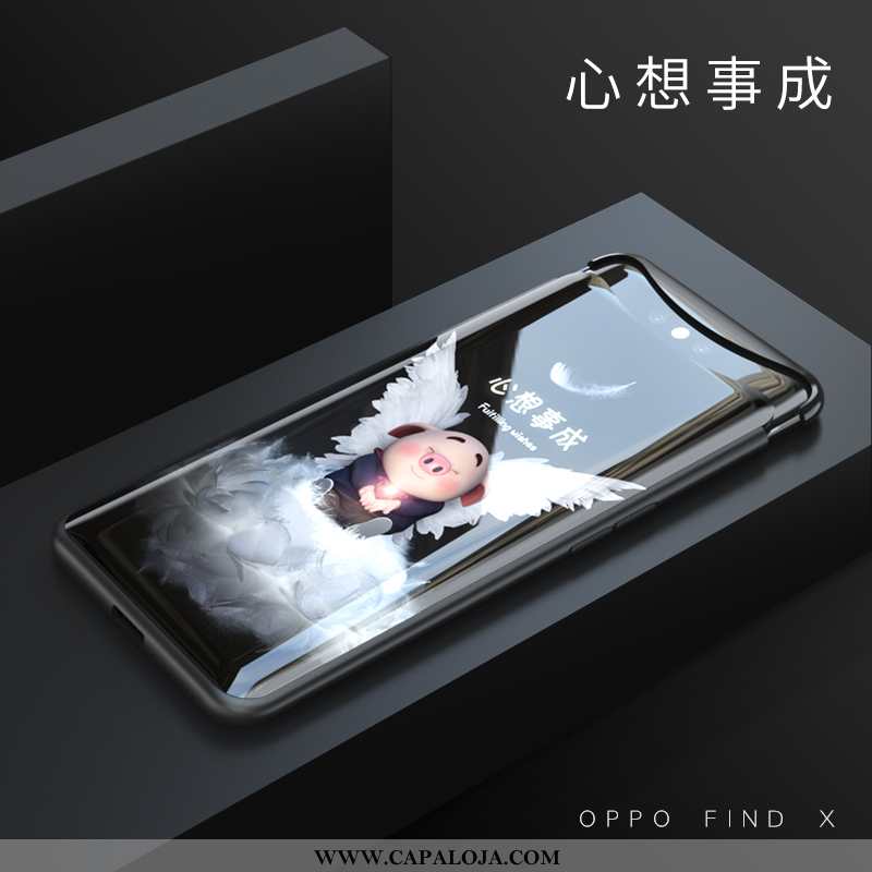 Capas Oppo Find X Soft Caqui Antiqueda Telemóvel, Capa Oppo Find X Protetoras Baratos