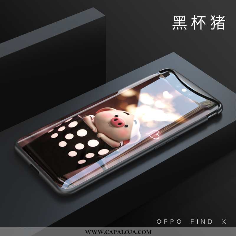 Capas Oppo Find X Soft Caqui Antiqueda Telemóvel, Capa Oppo Find X Protetoras Baratos