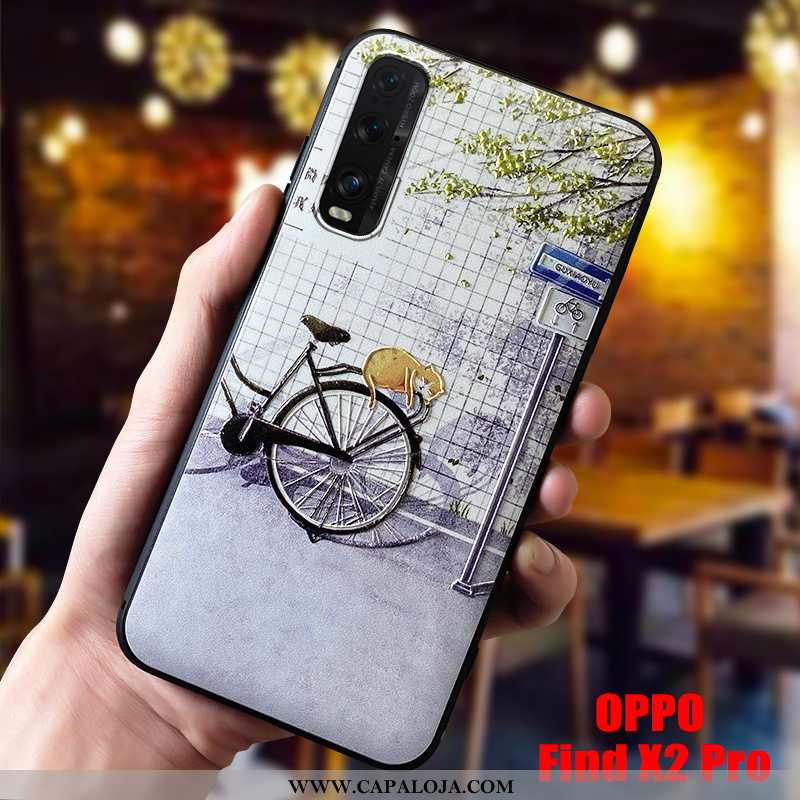 Capas Oppo Find X2 Pro Fosco Antiderrapante Completa Feminino Bege, Capa Oppo Find X2 Pro Personaliz