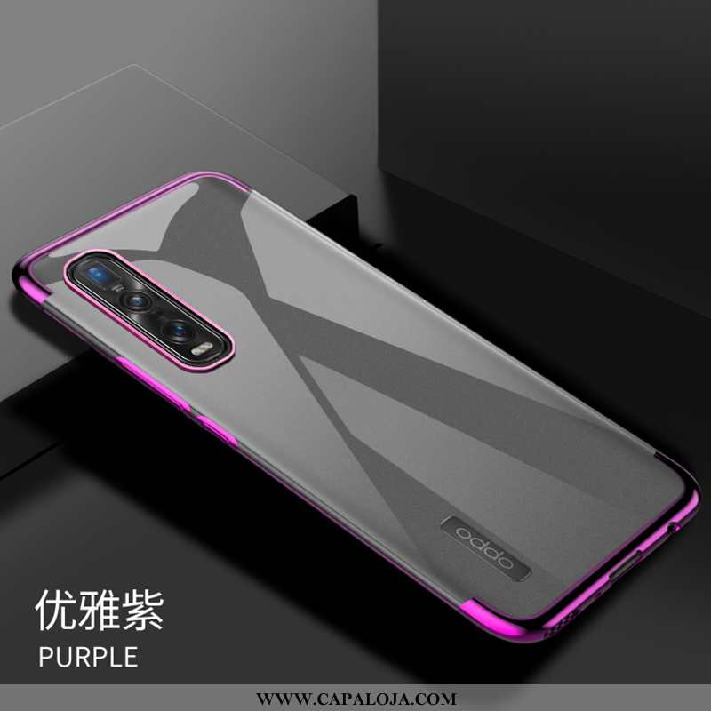 Capas Oppo Find X2 Pro Moda Telemóvel Antiqueda Roxo, Capa Oppo Find X2 Pro Transparente Baratos