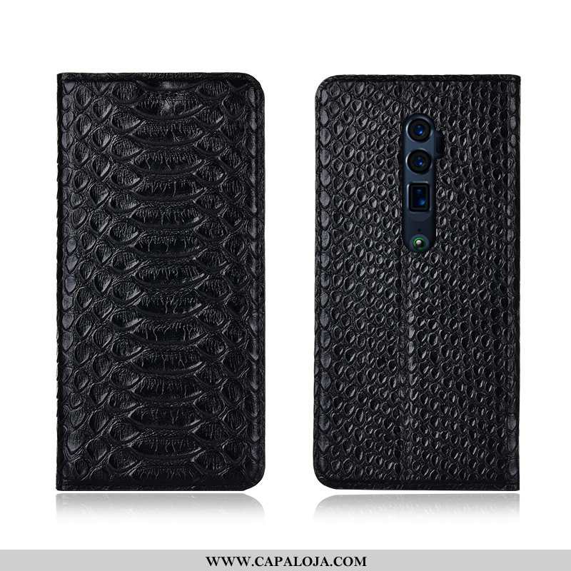 Capas Oppo Reno 10x Zoom Silicone Antiqueda Completa Preto, Capa Oppo Reno 10x Zoom Couro Legitimo C