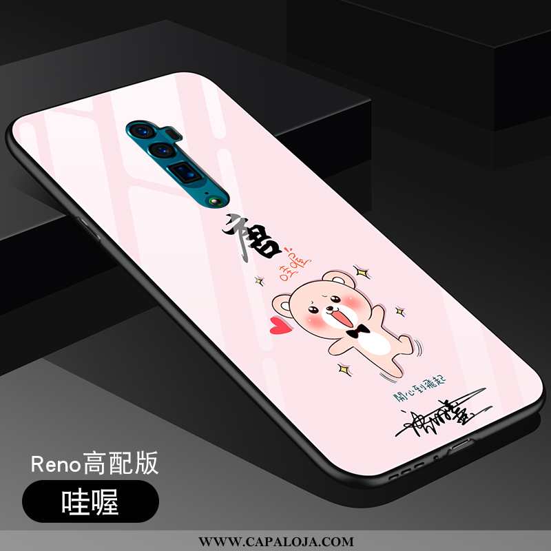 Capas Oppo Reno 10x Zoom Vidro Tendencia Silicone Desenho Animado Caqui, Capa Oppo Reno 10x Zoom Fos