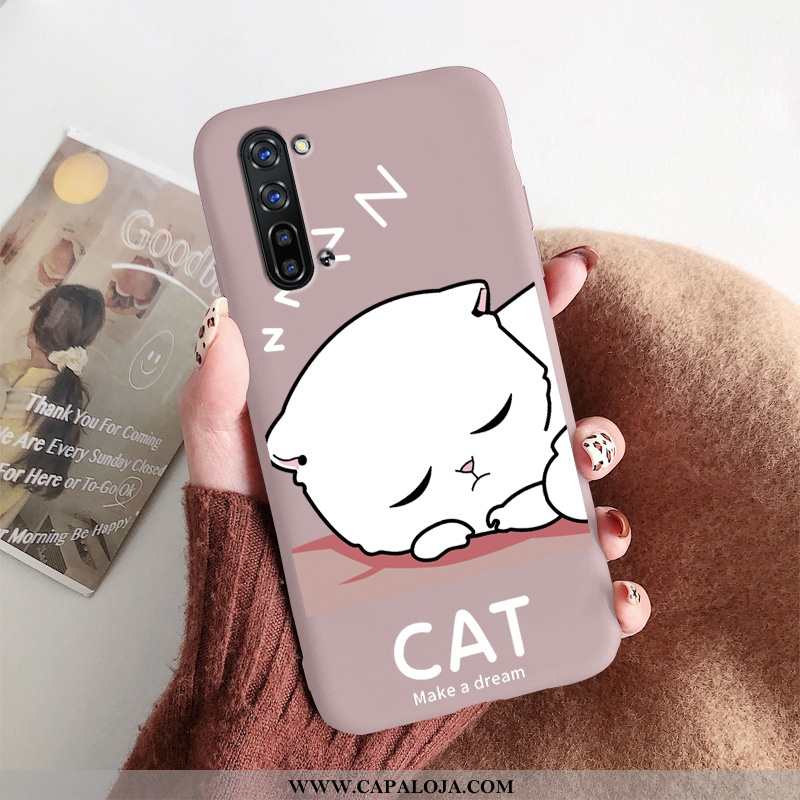 Capas Oppo Reno 3 Criativas Fofas Vermelha Cases Rosa, Capa Oppo Reno 3 Desenho Animado Online